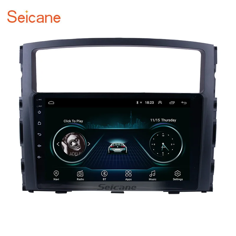 Seicane Android 8,1 9 дюймов 2Din автомобиль радио gps для Mitsubishi PAJERO V97/V93 2006 2007 2008 2009 2010 2011 2012 2013 головное устройство