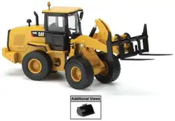 Norscot 1:50 Масштаб Caterpillar 930 K колесный погрузчик с инструментами 55266 Diecast