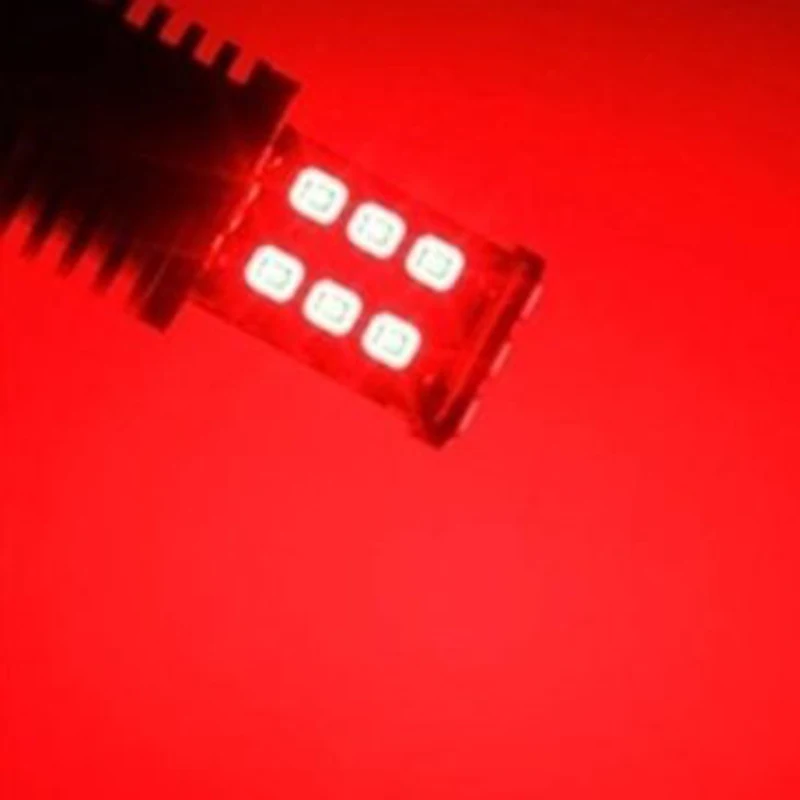 

2x Red Car LED Brake Tail Light 15LED 2835 LED Canbus Bulb for 12V BAY15D 1157