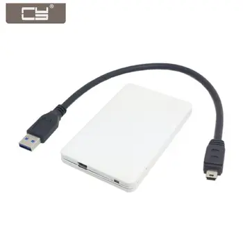 

CY 1.8 inch Micro sata 16pin 7+9 SSD to USB 3.0 External Hard disk Enclosure for Laptop & PC & Mac book Black Color