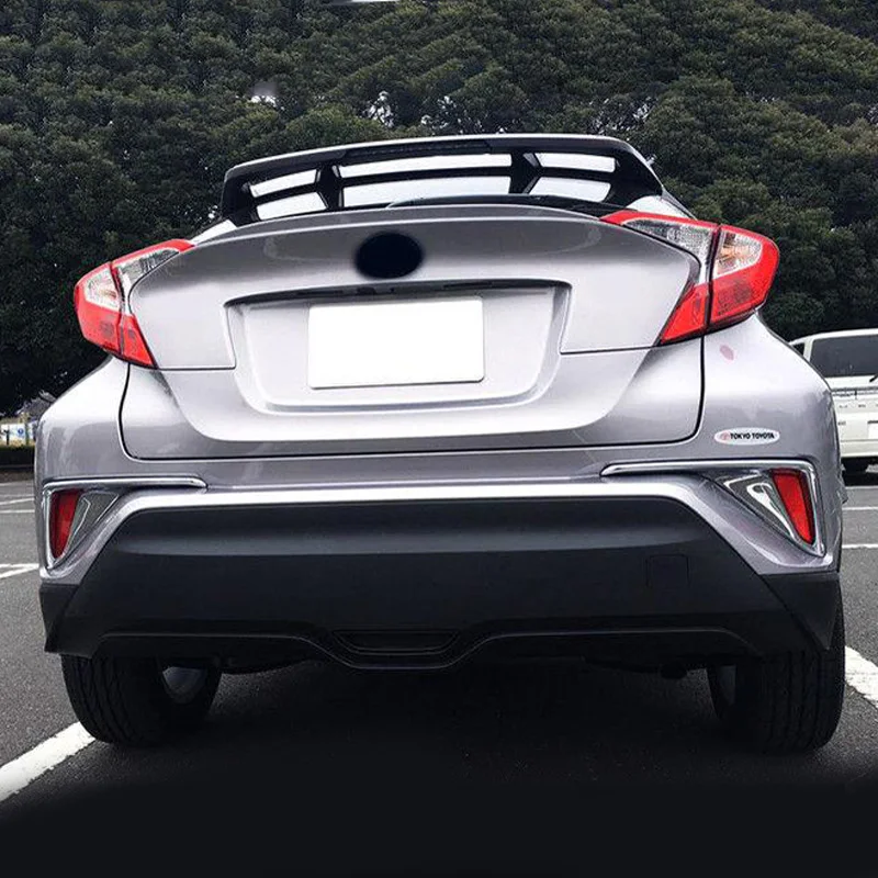 Для Toyota C-HR CHR- хромированный задний противотуманный свет крышка отделка Замена Комплект