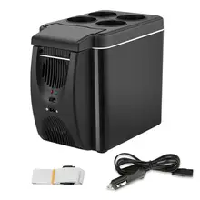 Mini Car Fridge 12V Refrigerator Freezer Heater 6L