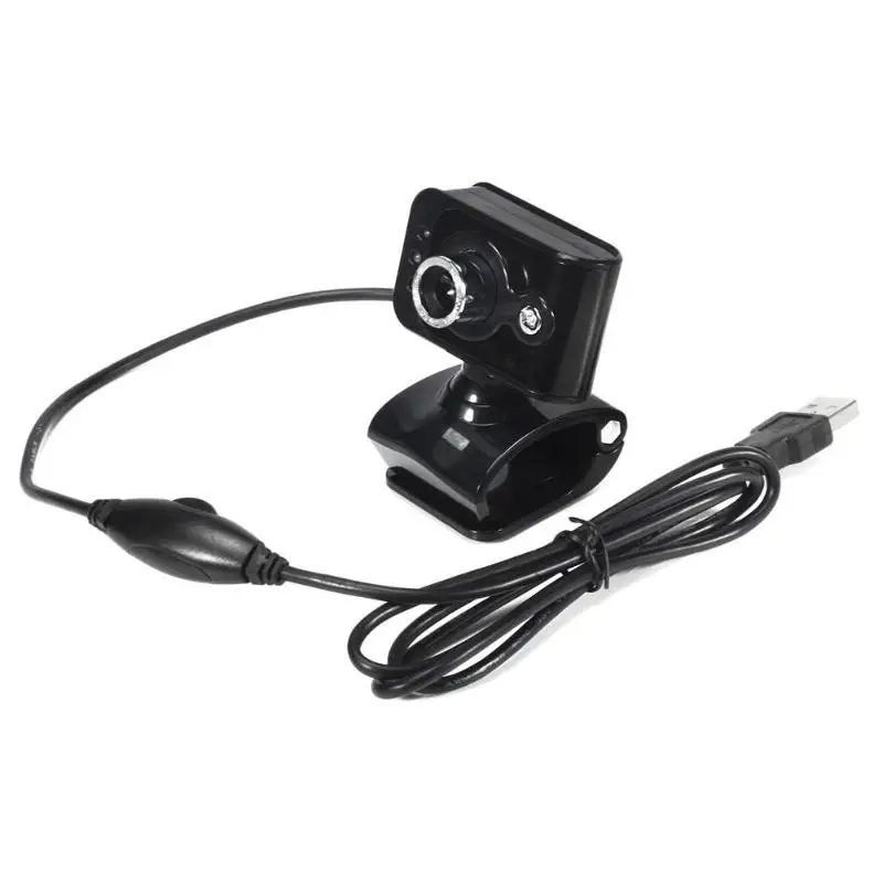 20 Мп USB 2,0 HD веб-камера 3 светодиодный веб-камера Встроенный микрофон для ПК ноутбука