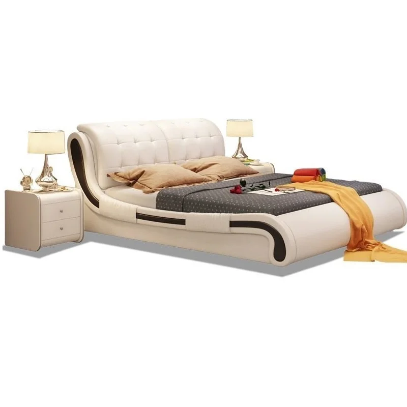 

Modern Ranza Tempat Tidur Tingkat Quarto Meuble Maison Yatak Single Home Furniture Leather De Dormitorio Mueble Cama Moderna Bed