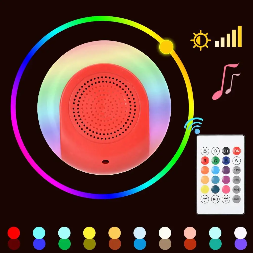

RGB Remote Control Bluetooth Music Bulb Lamp Colorful Stage Light US Plug disco light stage lamp bulb US Plug