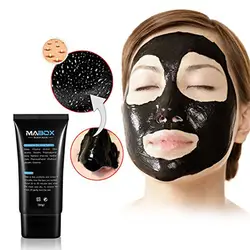 MABOX Blackhead Remover Nose Black Mask Face Care Mud Acne Treatment Peel Off Mask Pore Strip Skin Care Peel Mask Oil Control