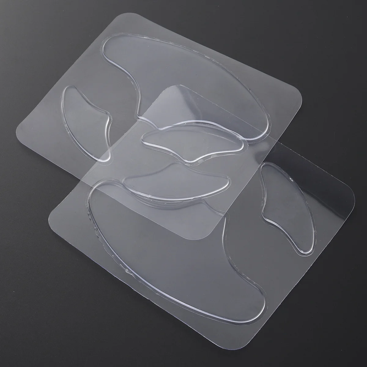 

6pcs Facial Mask Eye Face Silicone Pad Frown Lines Remover Anti Wrinkle Triangular Patches Reusable Invisible Chest Pad Prevent