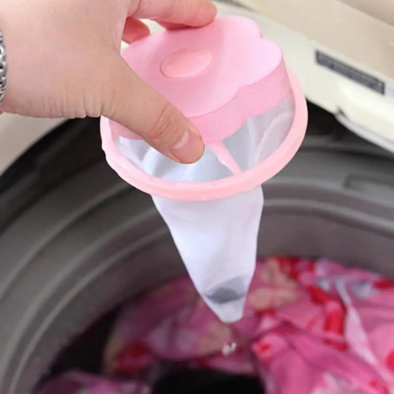 

Mesh Filter Bag Filtering Hair Laundry Removal Device Wool Floating Washer Style Laundry Cleaner Washing Machine Accessories