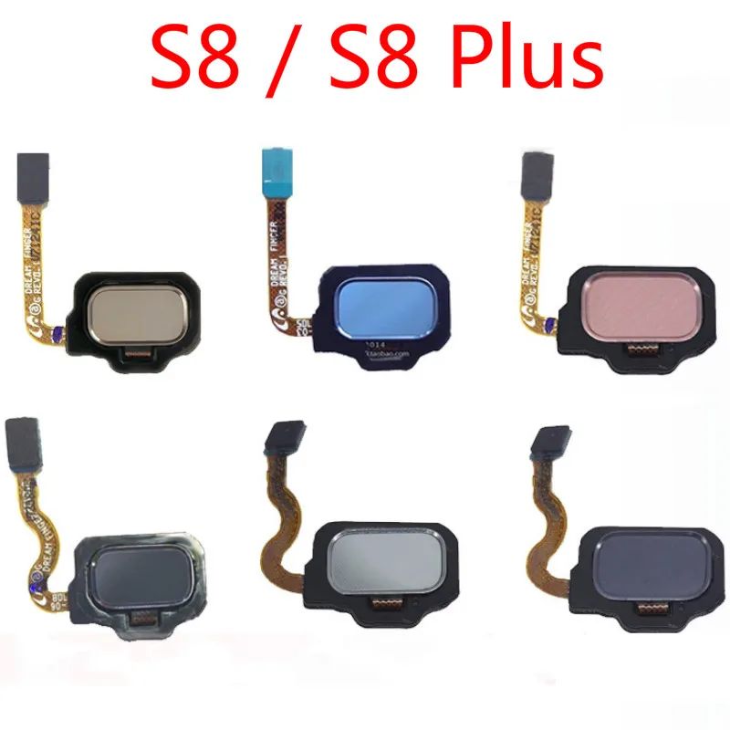S8 Plus G955 G955F сенсорный датчик отпечатков пальцев Кнопка домашнего меню гибкий кабель лента для samsung S8 G950 G950F запасные части