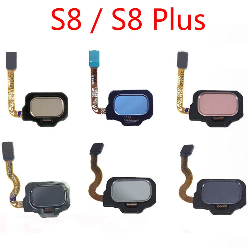 

S8 Plus G955 G955F Touch ID Fingerprint Sensor Home Menu Button Flex Cable Ribbon For Samsung S8 G950 G950F Replacement Parts