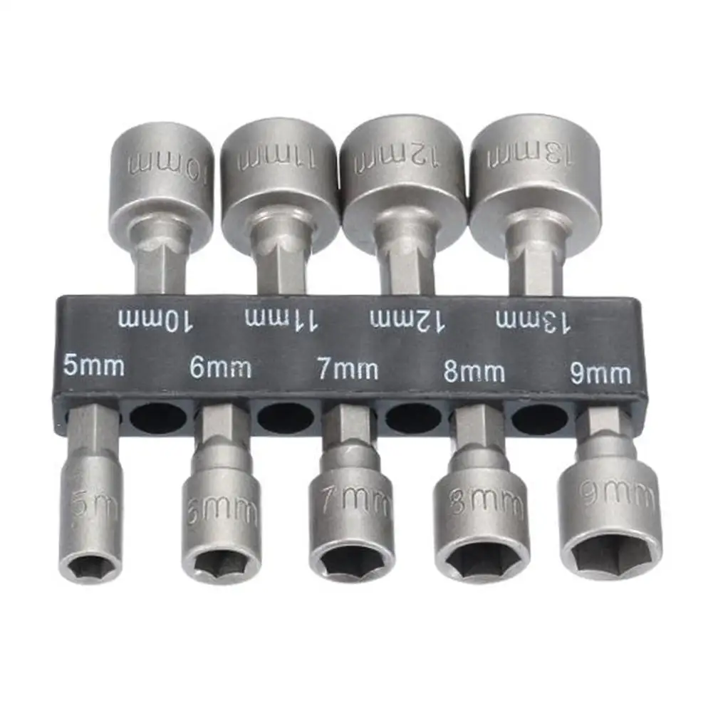 

AsyPets 9Pcs/Set Hexagon Handle Socket Wrench Nut Driver Set