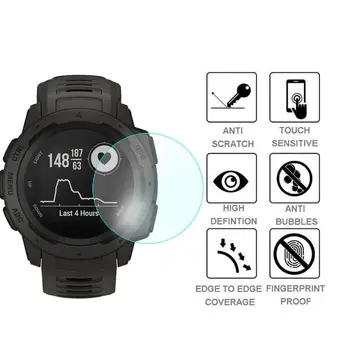 

Ultra Slim Tempered Glass Screen Protector for Garmin Instinct Smart Watch Screen Protector Glass