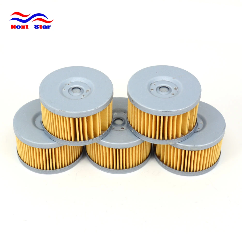 Мотоцикл 5 шт. масляный фильтр для SUZUKI DR500 SP500 DR600 SP600 DR650 DS650 LS650 XF650 DR750 DR800|Масляные