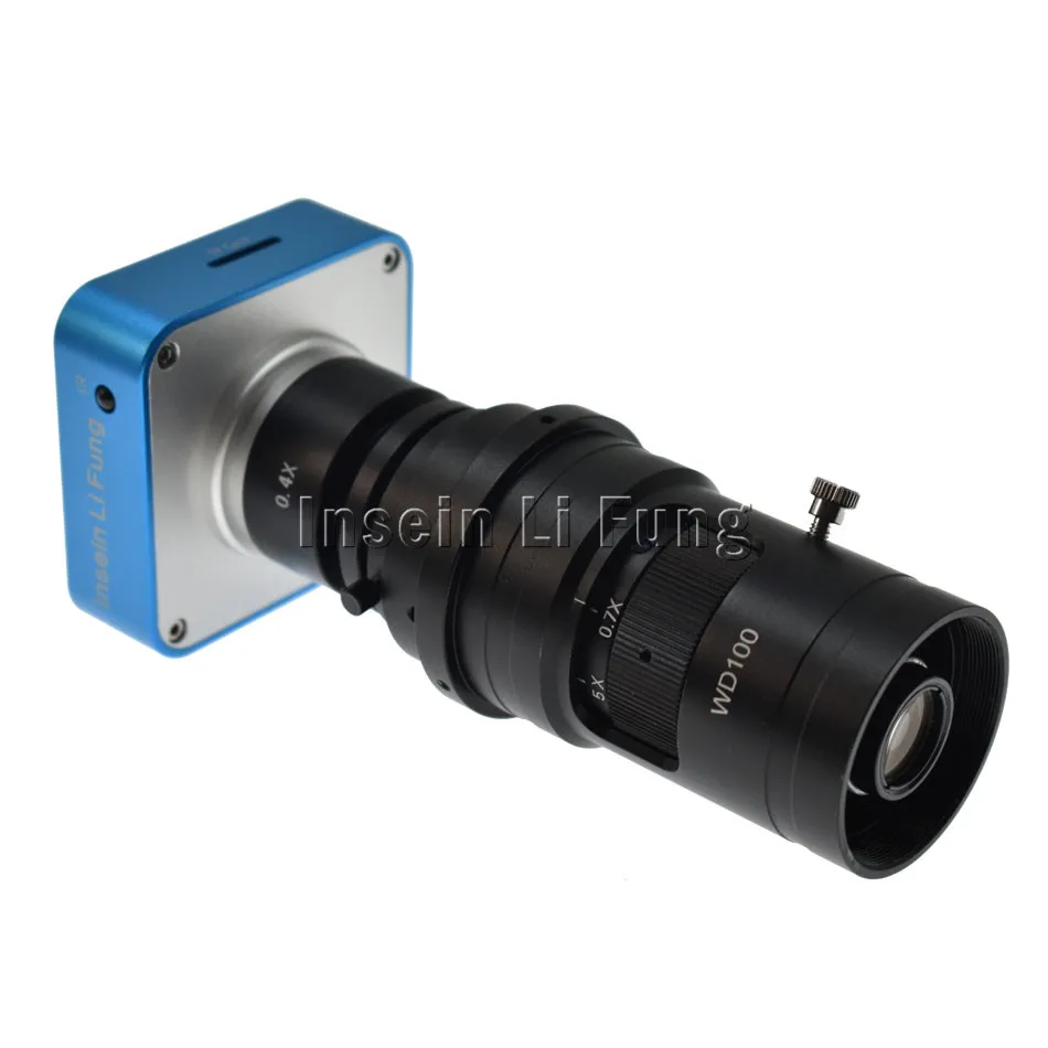 20MP HDMI USB Industrie Video Microscoop Camera + 10X-200X Verstelbare Vergroting Zoom C-mount Lens Werkafstand 100mm -150mm 20MP HDMI USB Industrie Video Microscoop Camera + 10X-200X Verstelbare Vergroting Zoom C-mount Lens Werkafstand 100mm -150mm