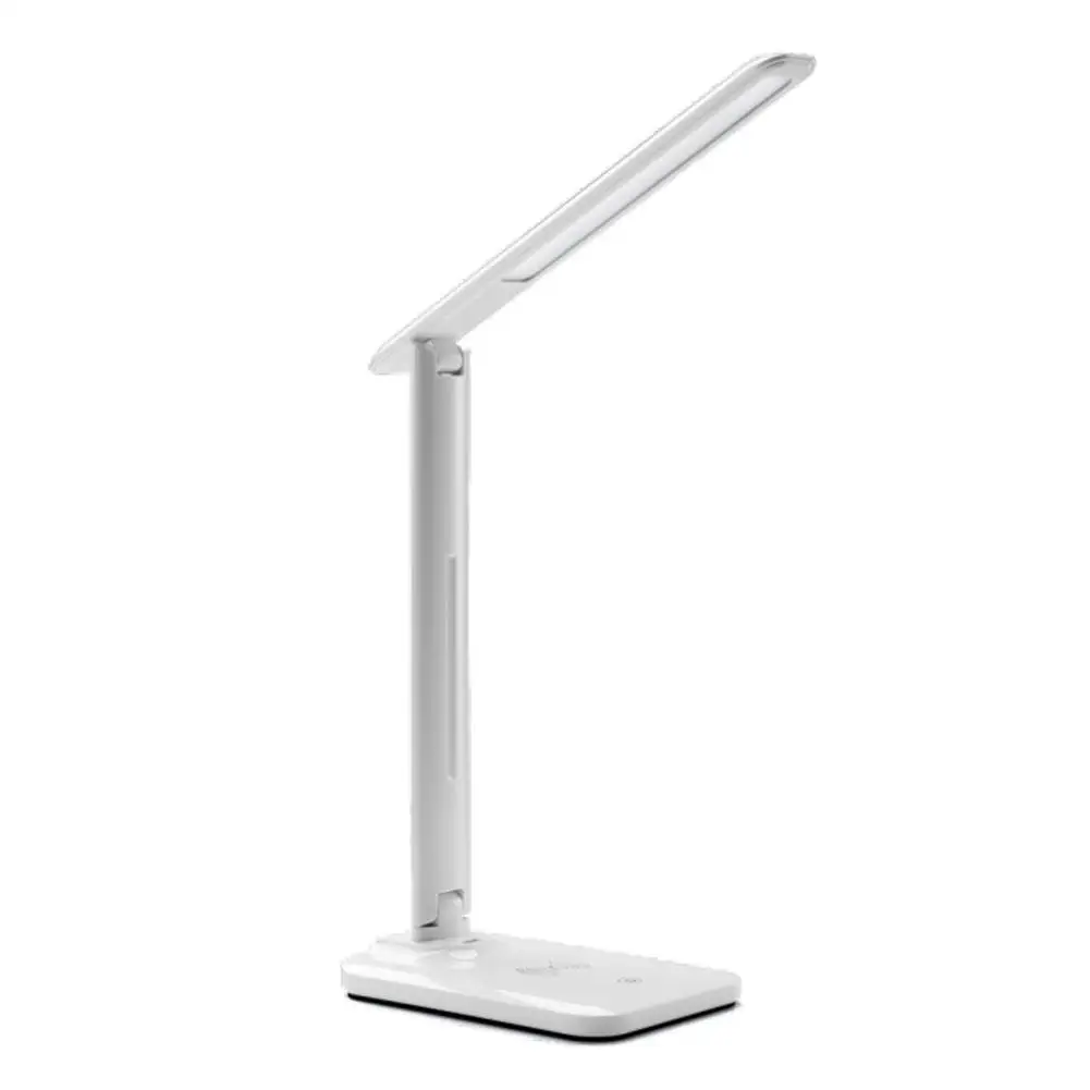 

LED Desk Lamp With QI Wireless Charging Desk Lamp USB Adjustable Output Port Flexible Modern Office Light Dimming