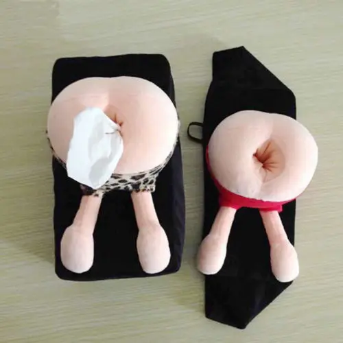 

Funny Tissue Box Home Bathroom Toilet Paper Napkin Holder Case Car Storage Boxes
