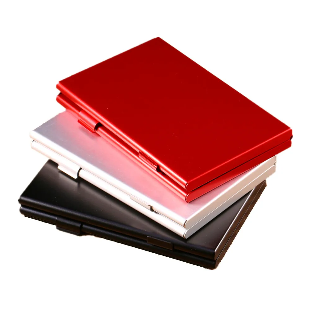 

Portable 1Pcs SD Card Holder Aluminum Storage Box for 6x SD Memory Cards Case Holder Protector Easy Carry Red / Black / Sliver