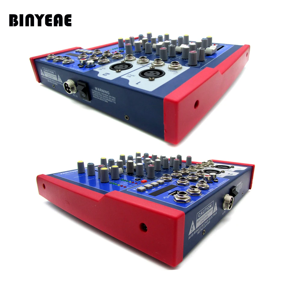 MLLSE NF4 USB Webcast DJ для прямой трансляции звуковая платформа 48 В фантомное питание 4