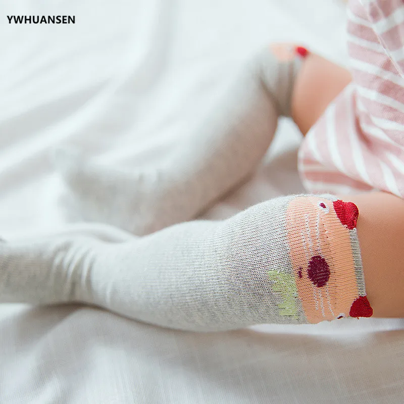 3 пары/Лот YWHUANSEN весенне осенне зимние гольфы с мультяшным рисунком хлопковые