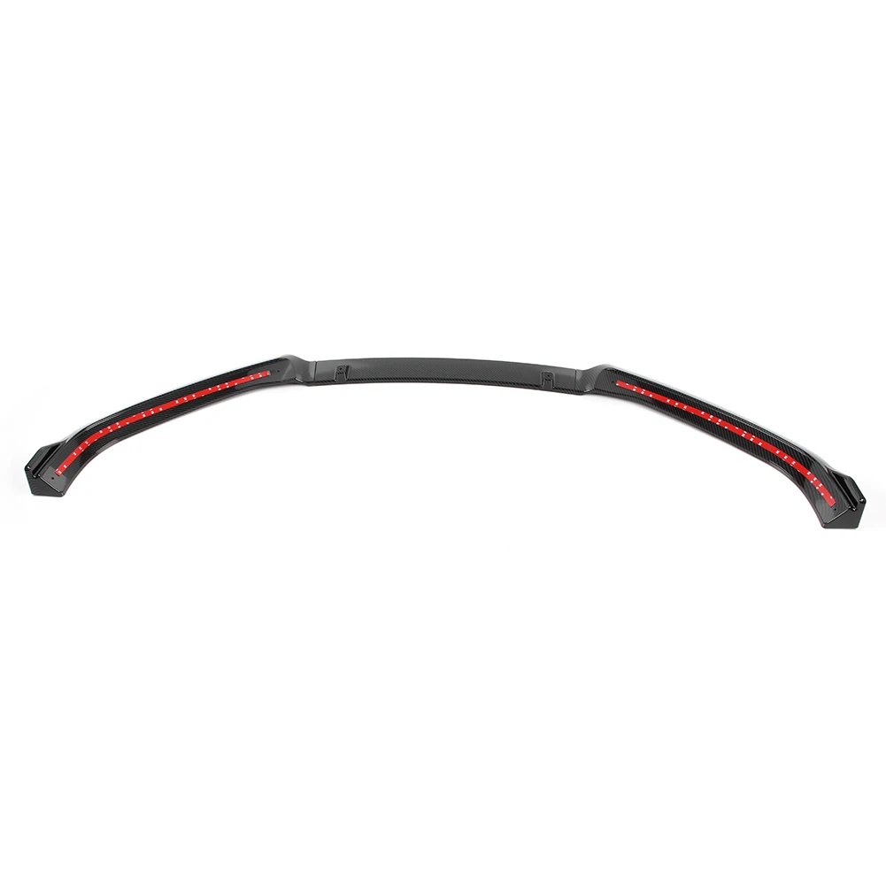 Car Front Bumper Lip Spoiler Kit For Audi A4 4-DR-Aggressive Model Automobile Accessories Carbon Fiber Styling
