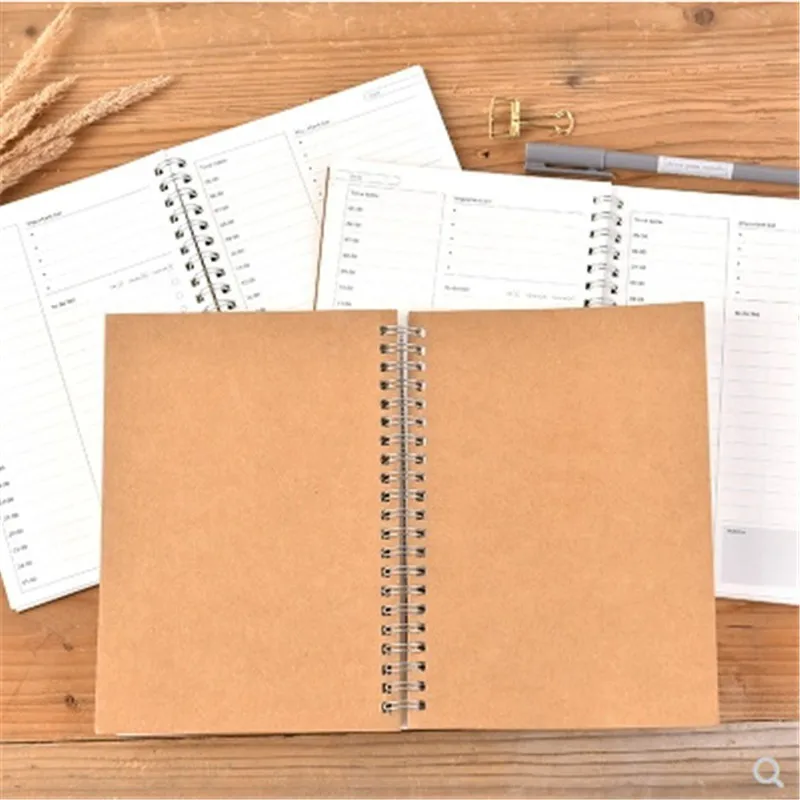 

1 PC Diary Sketchbook Weekly Planner Accessories Notebook Bullet Journal Notepad Office School Stationary Store Supplies 016028