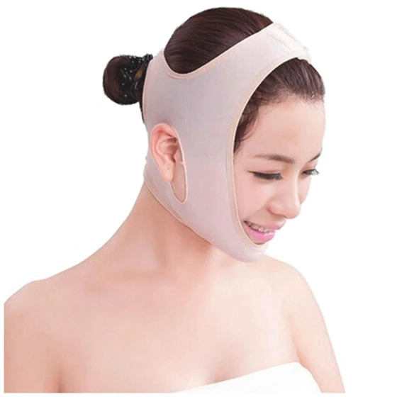 

HTHL-Wrinkle V Face Chin Cheek Lift Up Slimming Slim Mask Ultra-thin Belt Strap Band