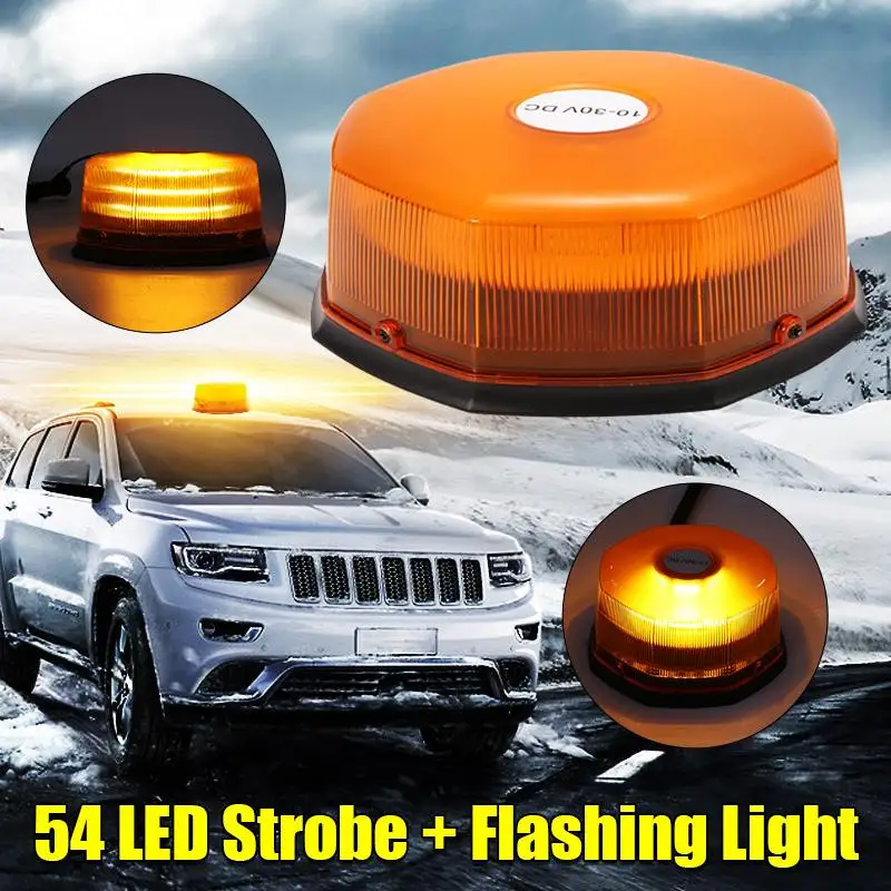 

Universal Beacon Light LED Flashing Warning Light Car Bus Truck Magnetic Emergency Strobe Indicator Lights Top Roof Warning Lamp