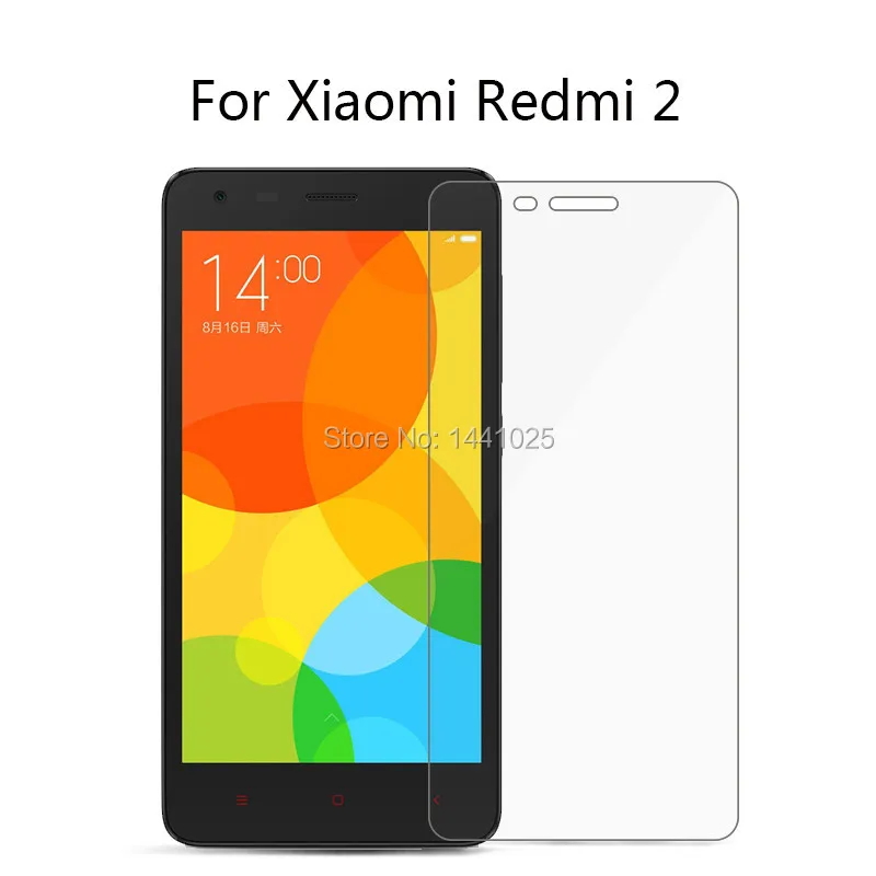 Пленка из закаленного стекла для Xiaomi Redmi 2 защитные пленки класса 9H 2.5D Защитная