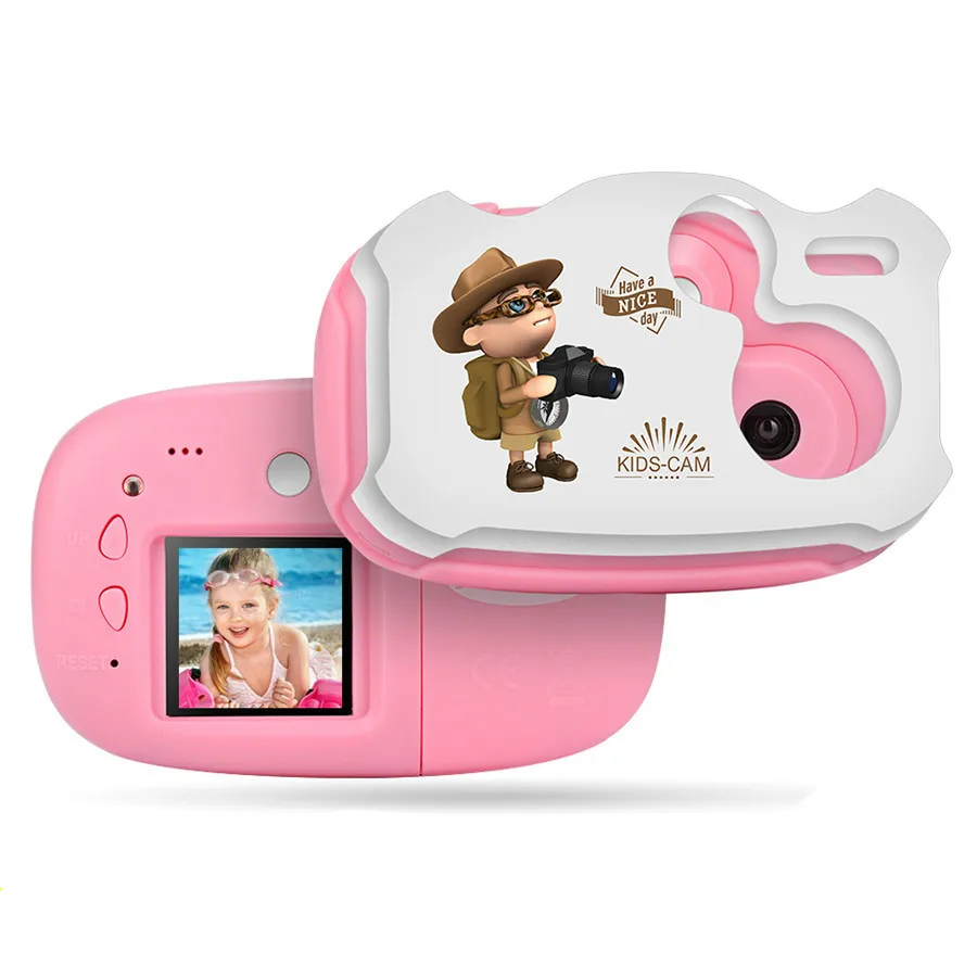 Mini Kids Digital Video Camera Children's Educational Toddler Toys Photo Camera Toy Cameras With Neck Strap Photography Gifts