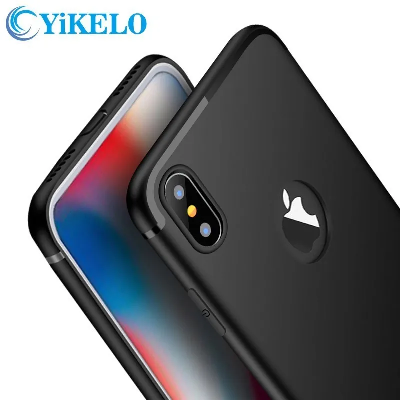 

New Soft Matte Case For iPhone X XS XR MAX 8 7 6S 6 Plus 5 5s 5SE Case Full Cover for iPhone 8 XSMax TPU Silicone Phone on Cover