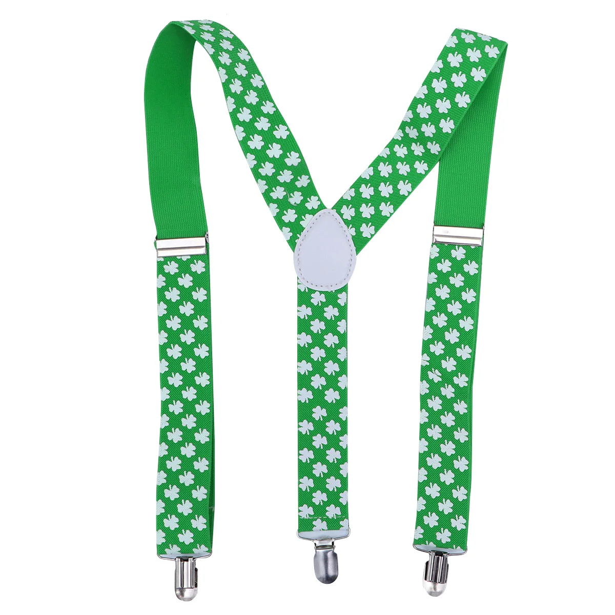 

Clover Shamrock Suspenders St. Patricks Day Irish Day Costume Accessories for Gathering Performance Carnival Holiday