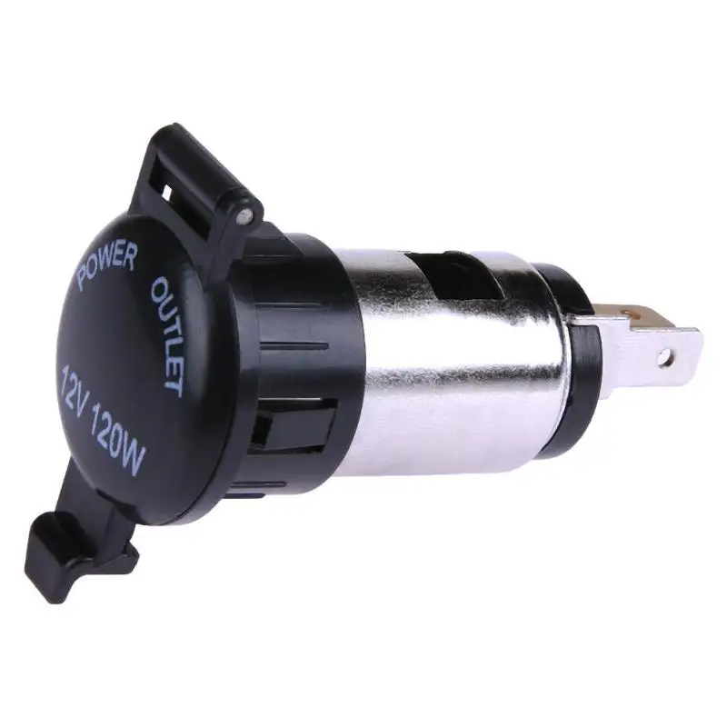 

12V Waterproof Car Auto Motorcycle Cigarette Lighter Power Plug Socket Outlet Cables, Adapters & Sockets