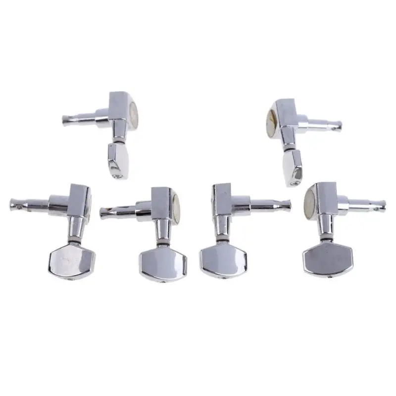 Guitar String Tuning Pegs Tuners Machine Heads Acoustic Electric eft Right 6 Chrome Guitar String Accessories music Instruments