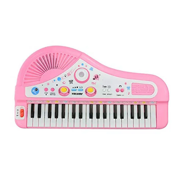Детские Музыкальные инструменты для детей; большие размеры 37-ключ вставные микрофон С микрофоном мульти-Функция музыкальное пианино игрушки детей раннего возраста