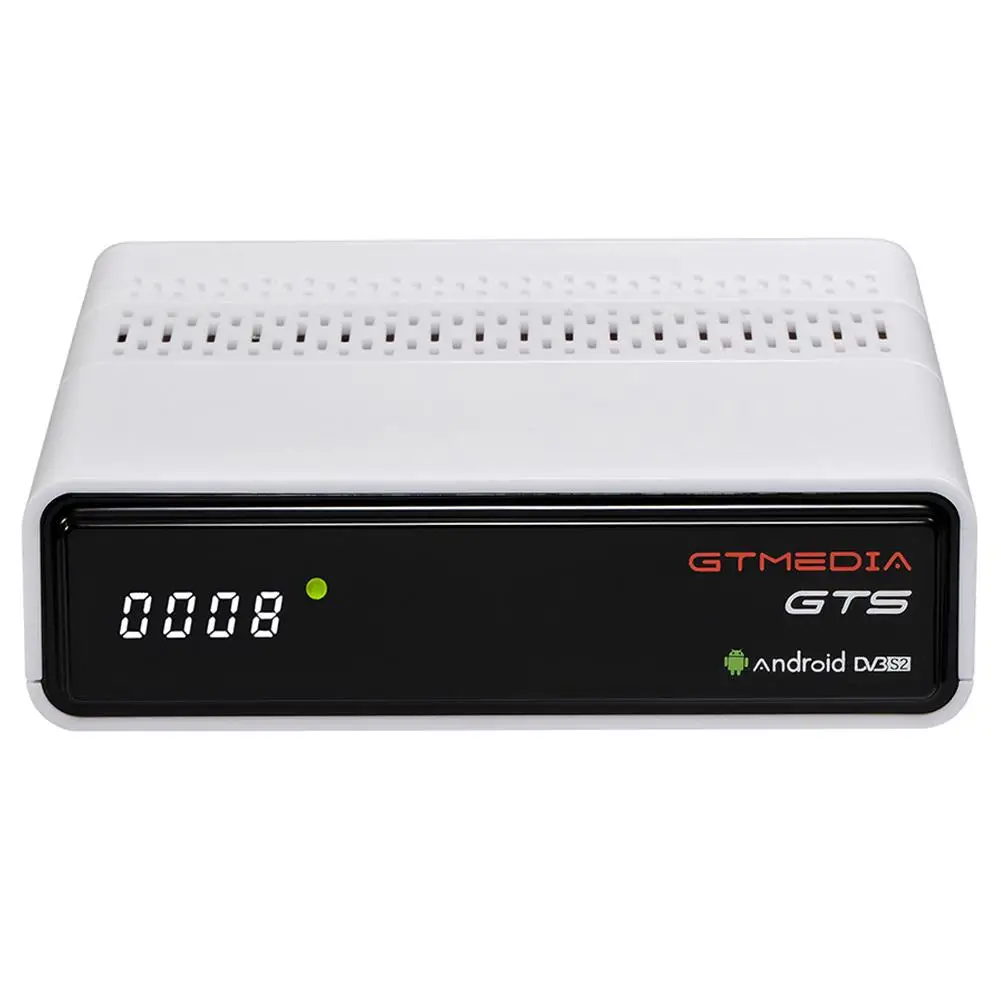 

CCCAM IPTV GTMEDIA GTS Satellite Receiver Android6.0 TV BOX+DVB-S/S2 Smart TV BOX Built-In WiFi HD 4K Remote Control Set Top B