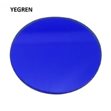 Микроскоп синего цвета Диаметр фильтра 32 мм 35 мм 42 мм 45 мм прозрачное синее стекло для биологического микроскопа аксессуары часть