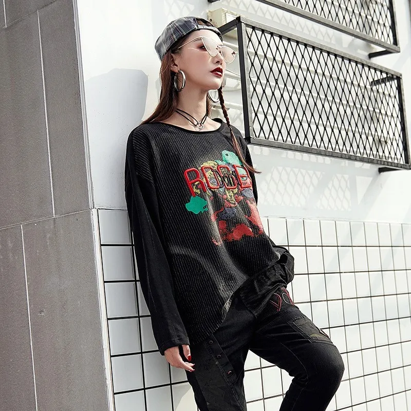 Max LuLu, роскошные корейские Брендовые женские полосатые топы, футболки, женские футболки с вышивкой, кавайная одежда, Женская Винтажная футболка размера плюс