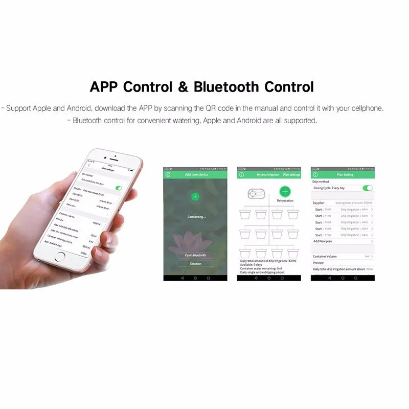 Креативный мобильный телефон управление Умный Сад автоматическое устройство орошения суккуленты завод капельного орошения системы таймер в горшках
