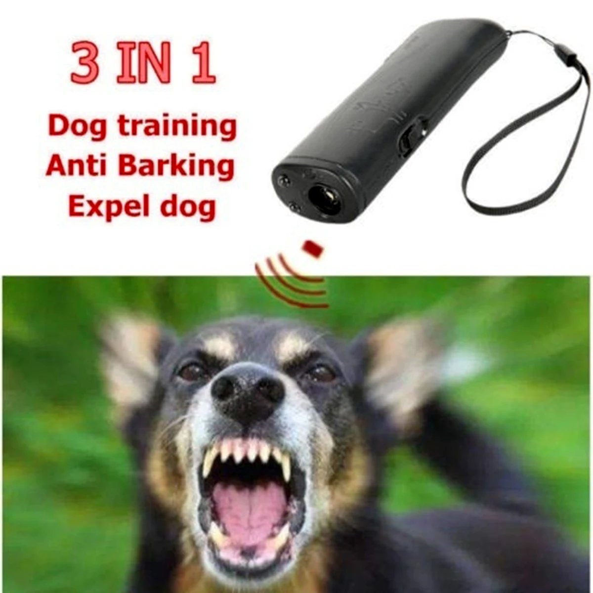 

TINGHAO Ultrasonic Anti Barking Control Pet Dog Stop Bark Training Device Dog Repeller Bark Deterrent Silencer