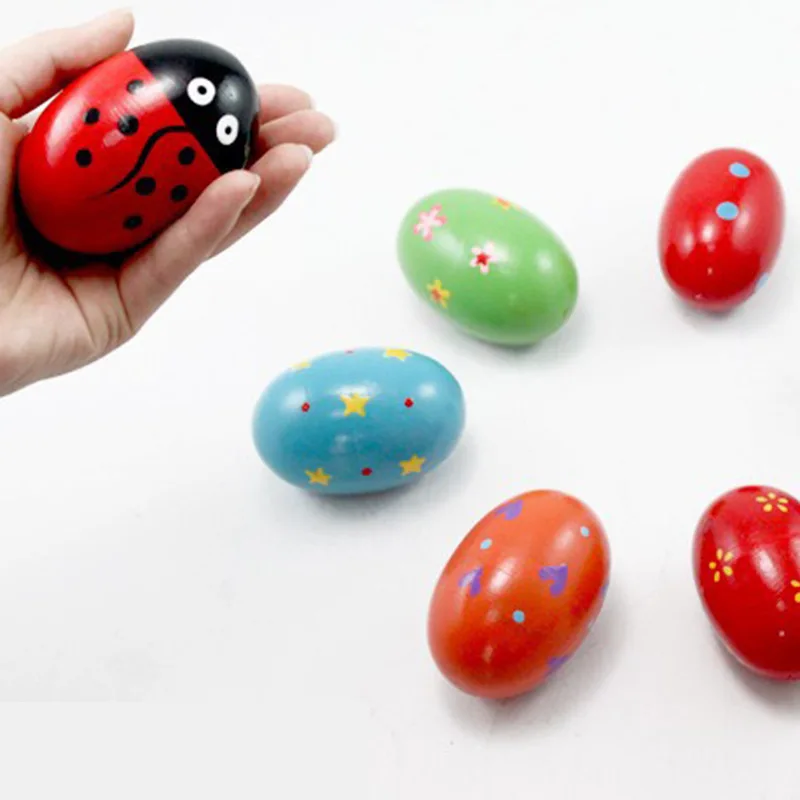 iWish 70mm Kid Wooden Baby Music Egg Toys For Children Colors Wood Sand Eggs Instruments Percussion Sands Ball Musical Preschool iWish 70mm Kid Wooden Baby Music Egg Toys For Children Colors Wood Sand Eggs Instruments Percussion Sands Ball Musical Preschool