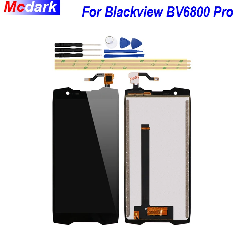 

For Blackview BV6800 Pro LCD Display and Touch Screen Digitizer Assembly Replacement +Tools And Adhesive