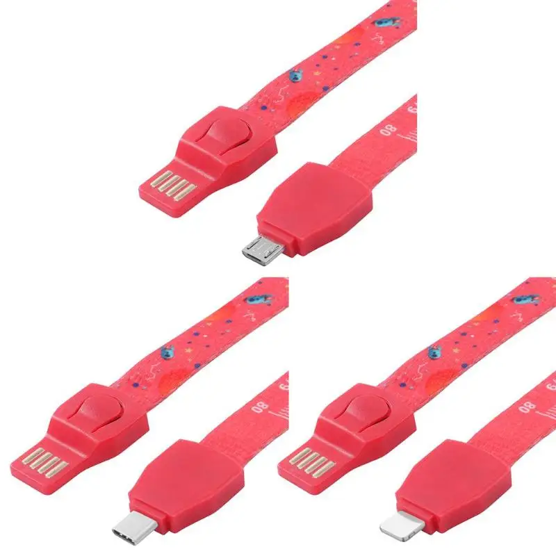 Phone Neck Lanyard Hand Wrist Strap Charging Data Cable for iPhone Android High Quality Phone Cable for iPhone Android Phone