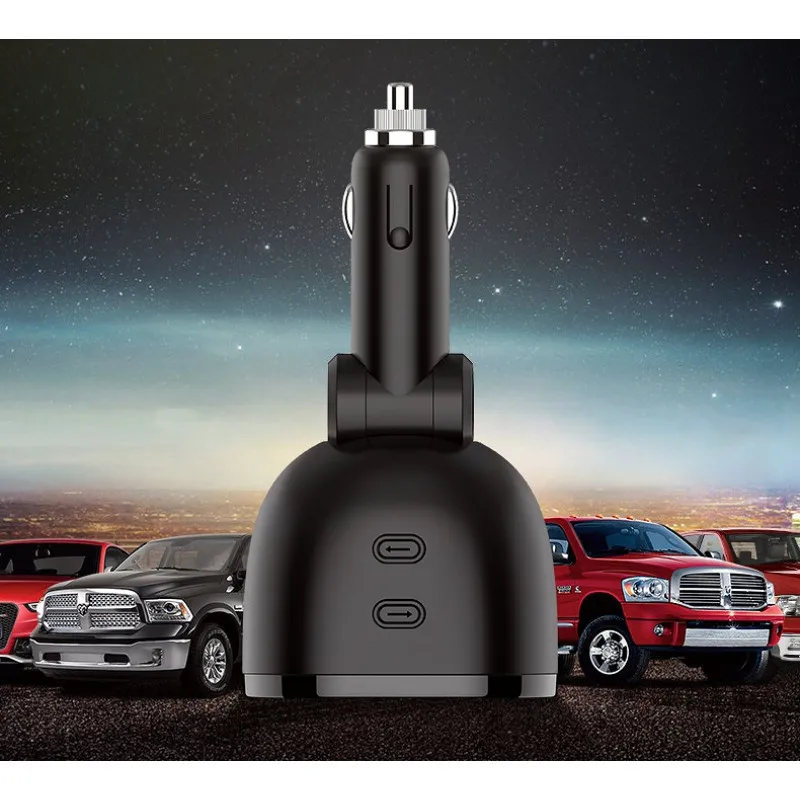 CARCHET 3.2A المزدوج USB شاحن سيارة 2 ميناء شاشة الكريستال السائل 12-24 V السجائر مقبس ولاعة سريع سيارة شاحن محول الطاقة سيارة التصميم