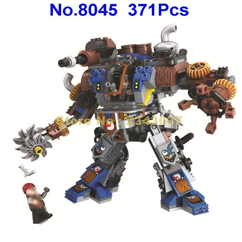 

Winner 8045 371pcs Age Of Steam Creator Titan Robots Voltrone Building Blocks