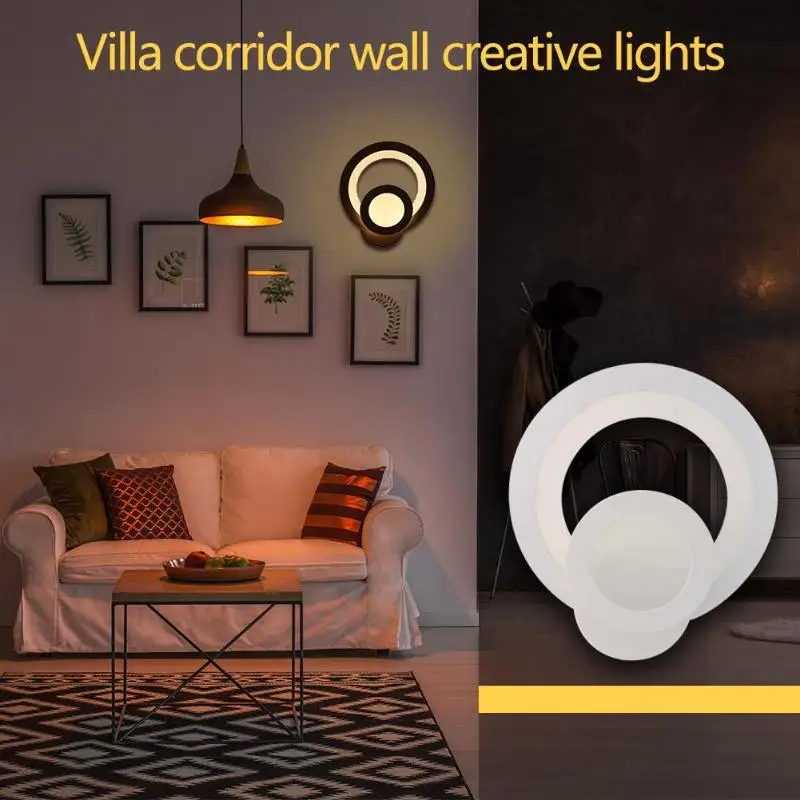 

Corridor 20w 85v-265v Led Wall Lights Creative Modern Bedside Bedroom Lamps Made Of Pure Aluminum And Will Never Rust