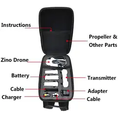 Hubsan X4 Zino H117S Zino сумка на плечо жесткий чехол рюкзак сумка для хранения RC аксессуары