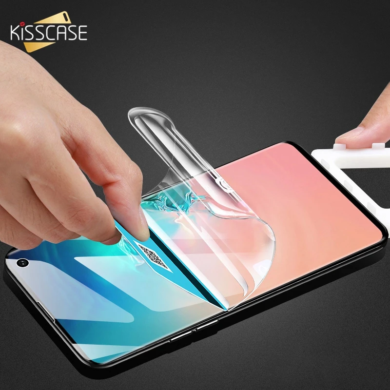 KISSCASE Полное покрытие экрана протектор для Samsung Galaxy S7 Edge Note 9 8 S9 S10E мягкая пленка S10