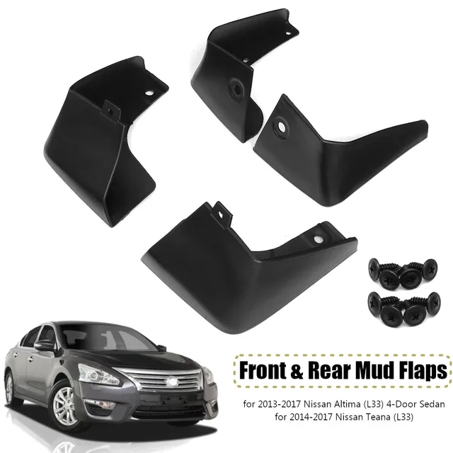 Car Front Rear Mud Flaps for Nissan Altima Teana L33 Sedan 2013 2017