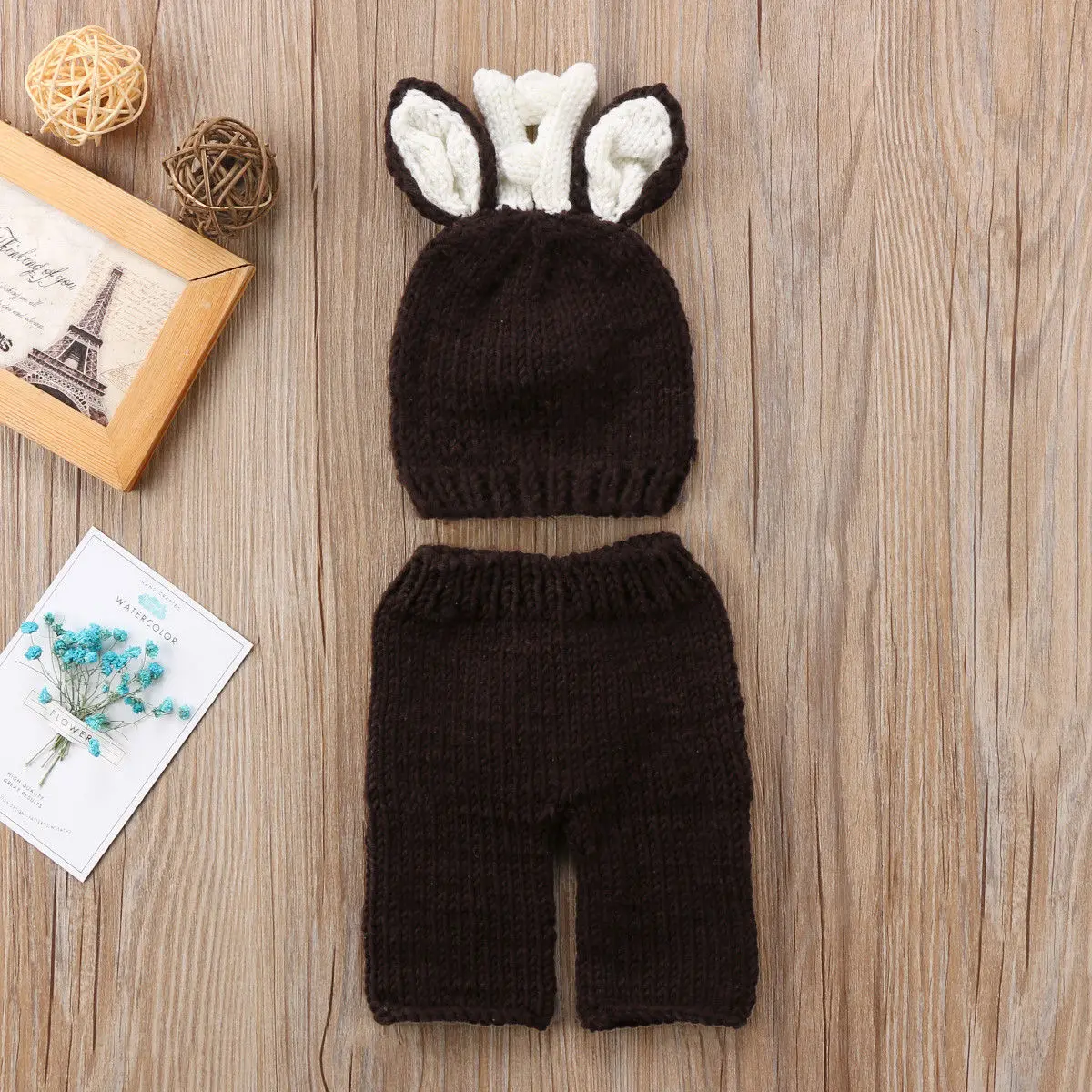 Newborn Baby Girls Boys Clothes Cute Toddler Crochet Knit Costume Lovely Photography Props Hats+Pants 2Pcs Baby Outfits 0-12M Newborn Baby Girls Boys Clothes Cute Toddler Crochet Knit Costume Lovely Photography Props Hats+Pants 2Pcs Baby Outfits 0-12M