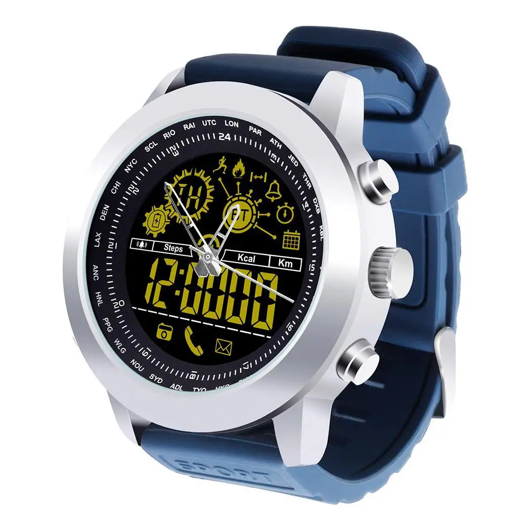 

Smart 2430 Shape 4 290mAh 1 Waterproof Round Buckle Unisex Closure CR 12inch 0 Battery Watch Batton Bluetooth Casual